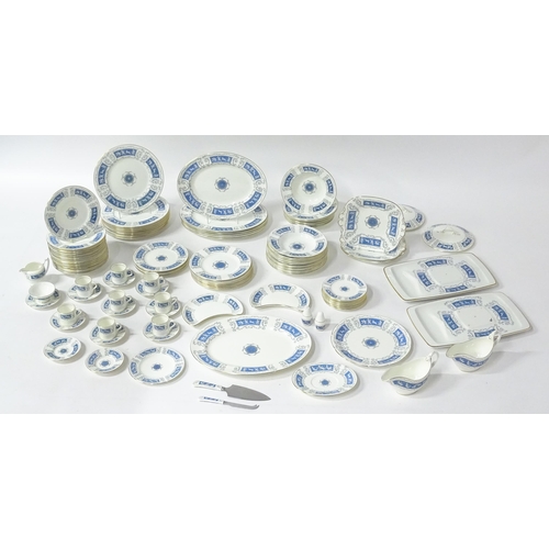 198 - A large quantity of Coalport dinner wares in the Revelry pattern to include dinner plates, dishes, c... 