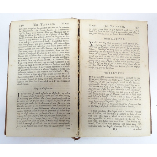 896 - Books: The Lubrications of Isaac Bickerstaff, Volume 3 & 4. Published London, 1754 (2)