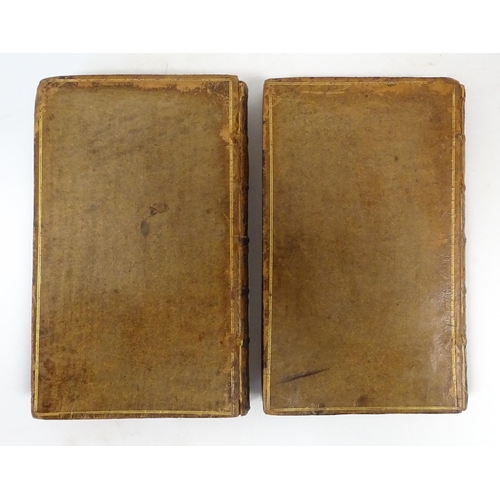 896 - Books: The Lubrications of Isaac Bickerstaff, Volume 3 & 4. Published London, 1754 (2)