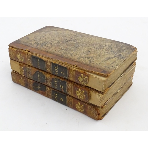 898 - Books: Oxoniana, Volumes 1 - 3. Printed for Richard Phillip, London, c. 1810 (3)