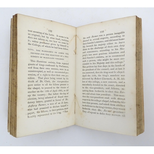 898 - Books: Oxoniana, Volumes 1 - 3. Printed for Richard Phillip, London, c. 1810 (3)