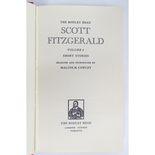 906 - Books: The Bodley Head Scott Fitzgerald, Volumes 1 - 6, with an Introduction by J.B. Priestley. Publ... 