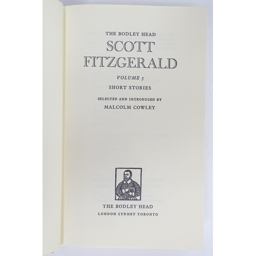 906 - Books: The Bodley Head Scott Fitzgerald, Volumes 1 - 6, with an Introduction by J.B. Priestley. Publ... 