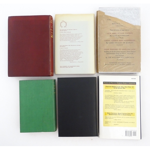 909 - Books: Six assorted books comprising The Pilgrim's Progress by John Bunyan, c. 1912; On Circuit 1924... 