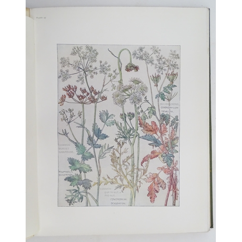 922 - Books: Wild Flowers of the British Isles, Volumes 1 - 2, by H. Isabel Adams. Published by the London... 