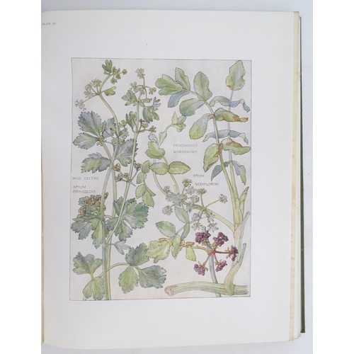 922 - Books: Wild Flowers of the British Isles, Volumes 1 - 2, by H. Isabel Adams. Published by the London... 