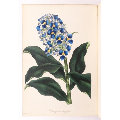 924 - Book: Magazine of Botany, Volume III, by Joseph Paxton, with hand coloured plates. Published by W. S... 