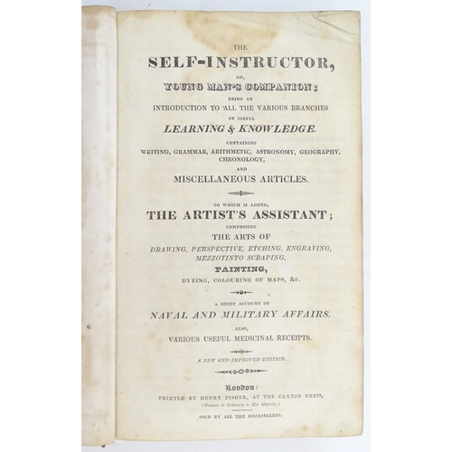 933 - Book: The Young Man's Companion or Self Instructor, being an introduction to all the various branche... 