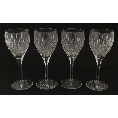 226 - A set of 8 Stuart Crystal wine glasses. Approx. 8 1/2