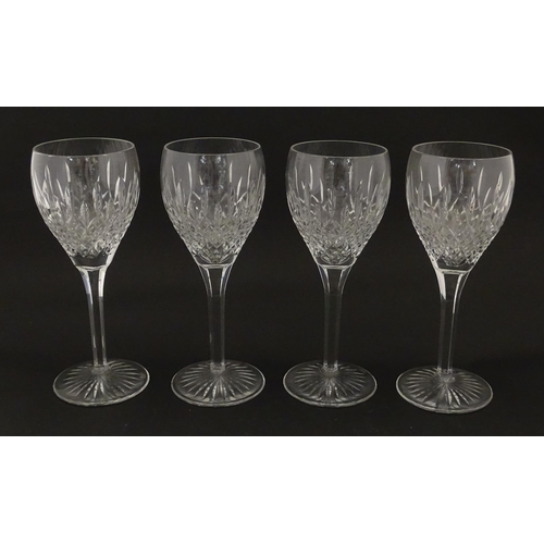 226 - A set of 8 Stuart Crystal wine glasses. Approx. 8 1/2