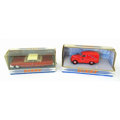 855 - Toys: A quantity of assorted die cast scale model vehicles to include three Matchbox Dinky Collectio... 