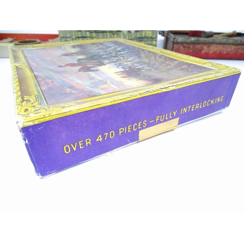 861 - Toys: A quantity of assorted vintage toys and games to include a jigsaw puzzle and story book titled... 