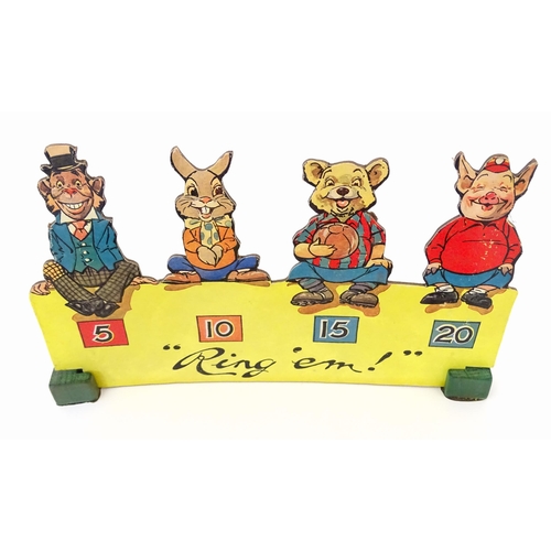 861 - Toys: A quantity of assorted vintage toys and games to include a jigsaw puzzle and story book titled... 