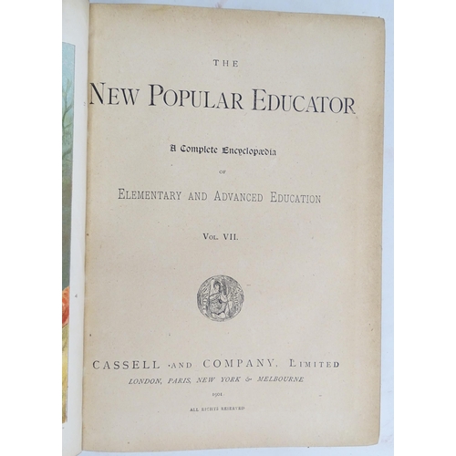 935 - Books: The New Popular Educator, Volumes 1 - 4. Published by Cassell & Co. London, 1901 (4)