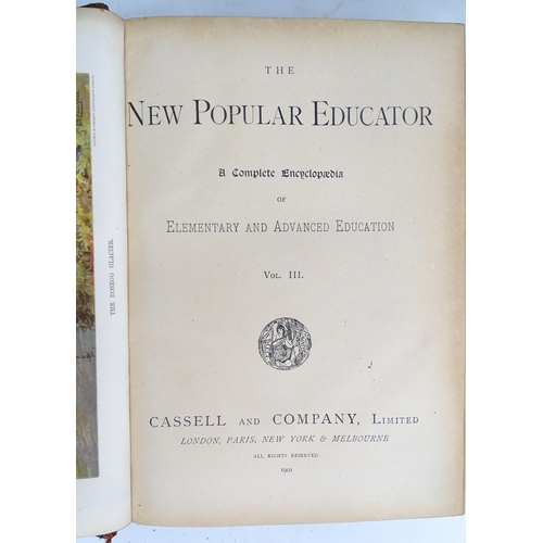 935 - Books: The New Popular Educator, Volumes 1 - 4. Published by Cassell & Co. London, 1901 (4)