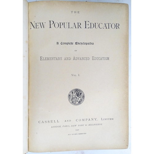 935 - Books: The New Popular Educator, Volumes 1 - 4. Published by Cassell & Co. London, 1901 (4)