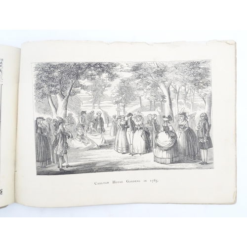 948 - Book: Crinoline in our Parks and Promenades from 1730 to 1864, with antique illustrations. Published... 