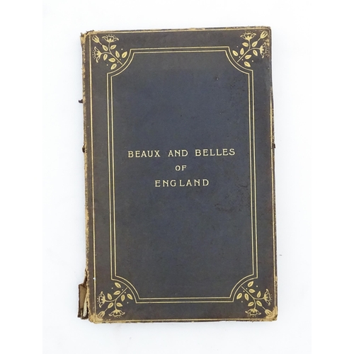 952 - Book: Beaux and Belles of England. Grolier Society Descriptive Sample Book, c. 1894