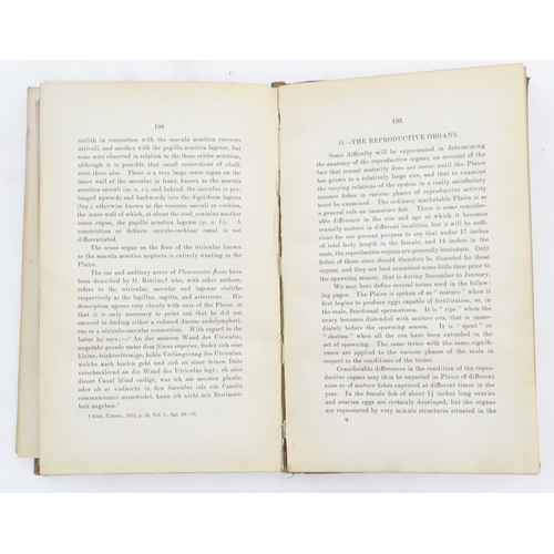 953 - Book: Report for 1901 on the Lancashire Sea-Fisheries Laboratory at University College, Liverpool, a... 