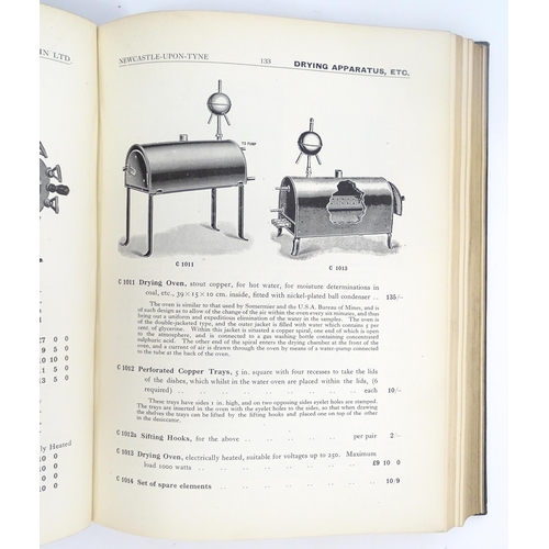 970 - Books: Chemical Apparatus Catalogue, including Price List of Chemicals, etc. 1929, and Physical Scie... 