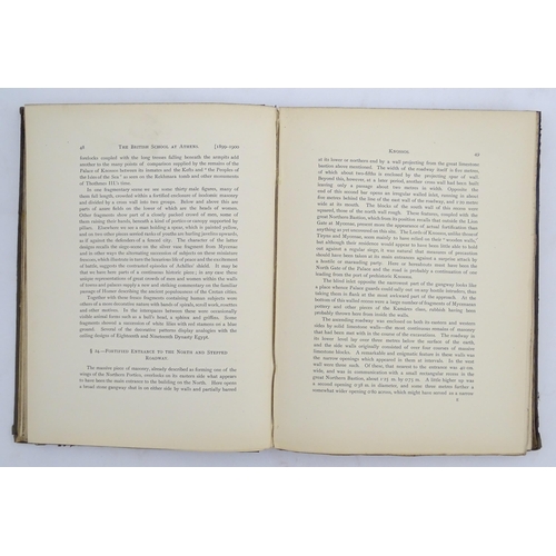 982 - Books: The Annual of the British School at Athens, no. VI, Session 1899-1900. Together with Papers o... 