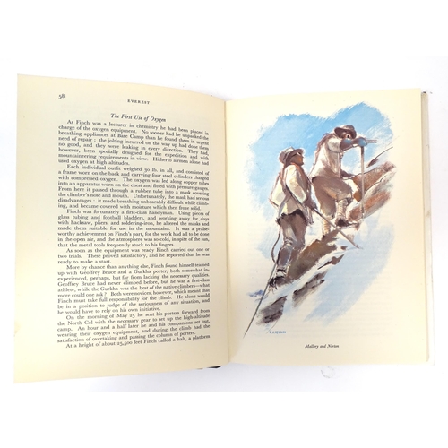 874 - Books: Two books on the subject of mountaineering comprising Kingdom of Adventure Everest, narrated ... 