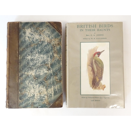 881 - Books: Two books on the subject of ornithology comprising Ornithological Dictionary British Birds, b... 