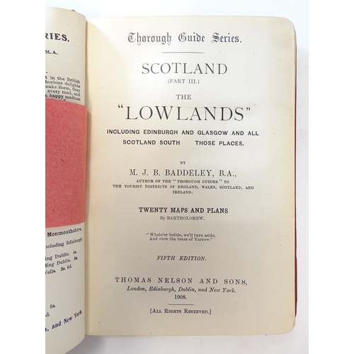 883 - Books: A quantity of assorted travel guides comprising Black's Picturesque Guide to the English Lake... 