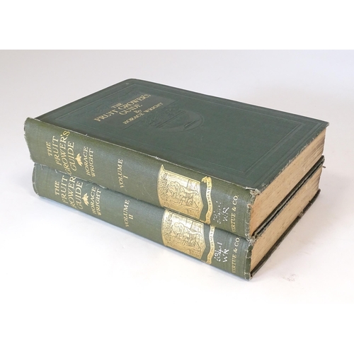 886 - Books: The Fruit Growers Guide, Volumes 1 & 2, by Horace J. Wright. Published by Virtue Co. London, ... 