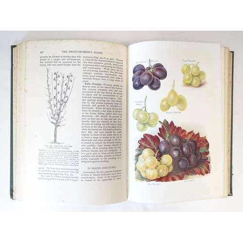 886 - Books: The Fruit Growers Guide, Volumes 1 & 2, by Horace J. Wright. Published by Virtue Co. London, ... 