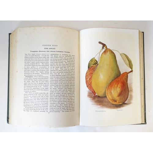 886 - Books: The Fruit Growers Guide, Volumes 1 & 2, by Horace J. Wright. Published by Virtue Co. London, ... 