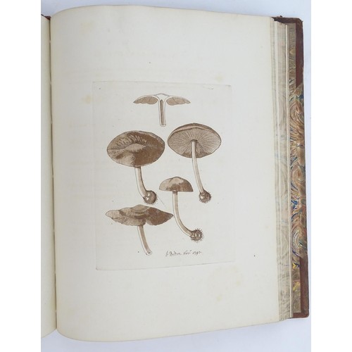 919 - Book: An History of Fungusses Growing About Halifax, by James Bolton. Published by J. Brook, 1789. V... 