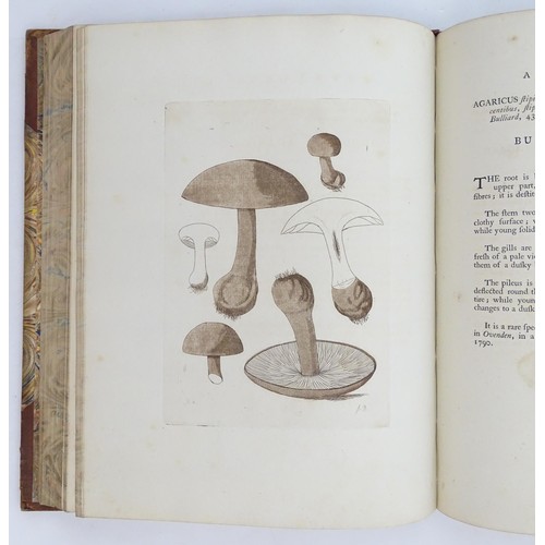 919 - Book: An History of Fungusses Growing About Halifax, by James Bolton. Published by J. Brook, 1789. V... 