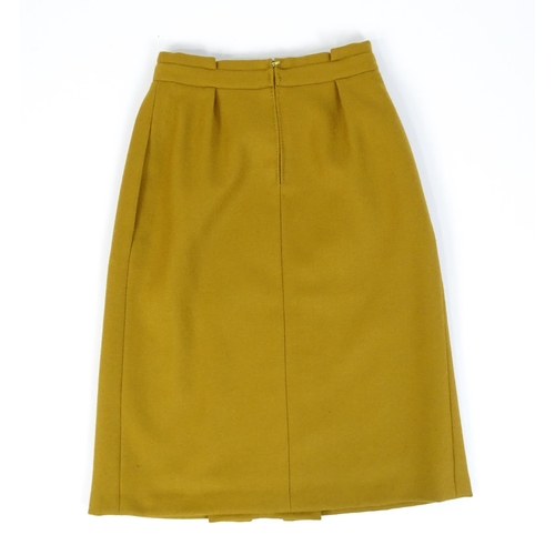 1309 - Vintage fashion / clothing: Four Christian Dior Tricots et Coordonnes, comprising a yellow ochre woo... 