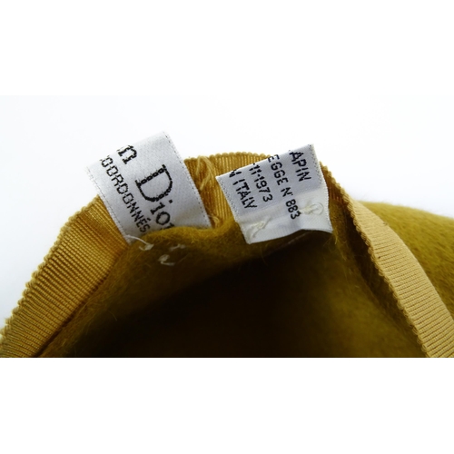 1309 - Vintage fashion / clothing: Four Christian Dior Tricots et Coordonnes, comprising a yellow ochre woo... 