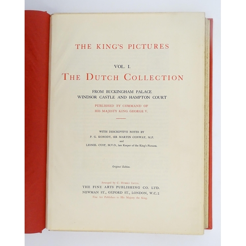 941 - Books: The King's Pictures, From Buckingham Palace, Windsor Castle, and Hampton Court, Volumes 1 - 3... 