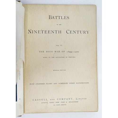 966 - Books: Battles of the Nineteenth Century, Volumes 1 - 7, by Archibald Forbes, G. A. Henty, Arthur Gr... 