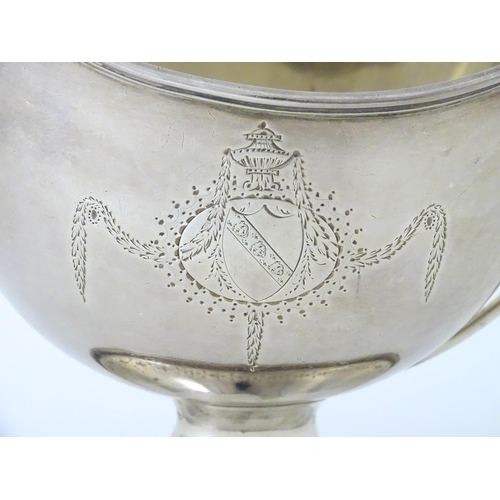 301 - A George III silver sauce boat hallmarked London 1781, maker Hester Bateman. Approx. 6 1/2