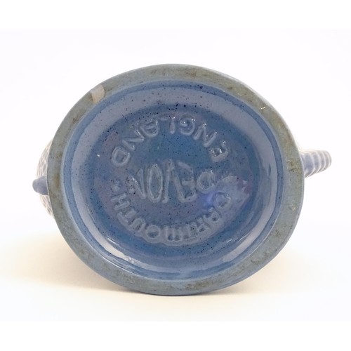 1099 - A Dartmouth Pottery advertising glug glug / gluggle jug for Plymouth Gin - The Spirit of the West. M... 