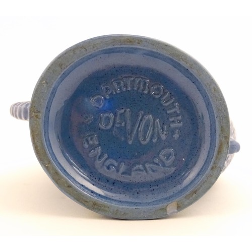 1099 - A Dartmouth Pottery advertising glug glug / gluggle jug for Plymouth Gin - The Spirit of the West. M... 