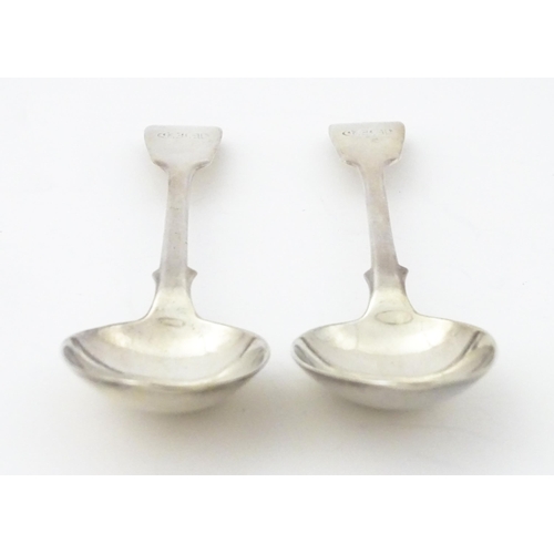 352 - A pair of Victorian Fiddle pattern tablespoons hallmarked London 1843, maker Joseph & Albert Savory.... 