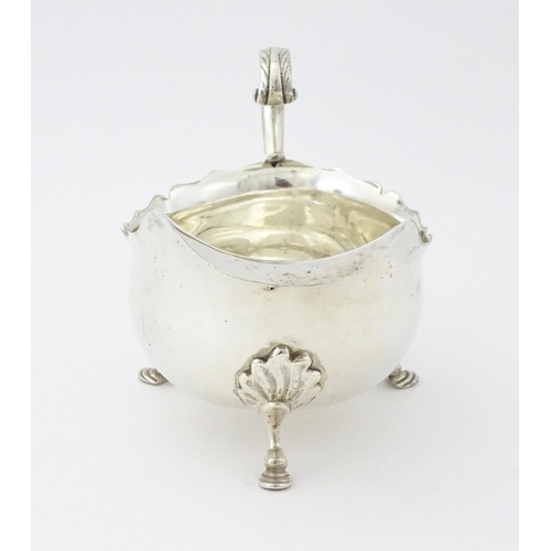 382 - A Victorian silver sauce boat hallmarked Birmingham 1893, maker George Nathan & Ridley Hayes. Approx... 