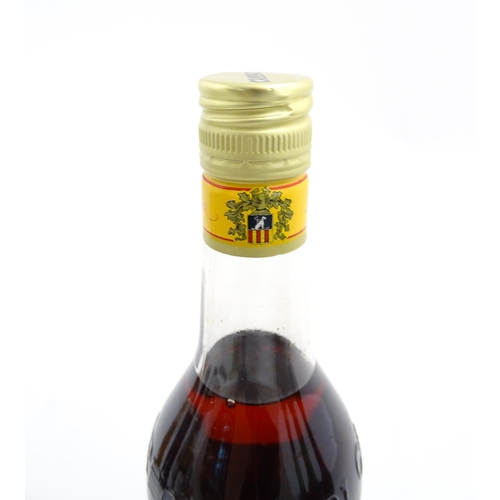 1127 - A 75cl bottle of Pedro Ximenez Triana Bodegas Hidalgo sherry, together with a 75cl bottle of Cinzano... 