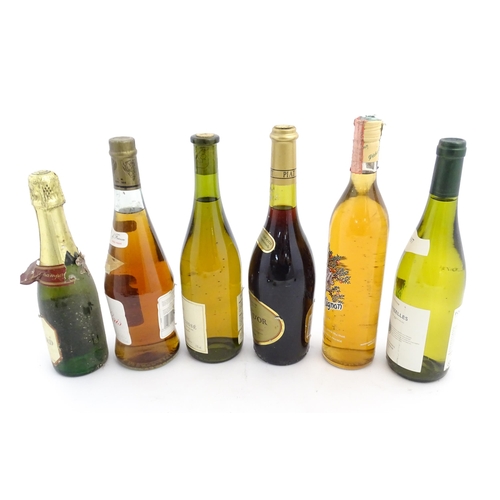 1131 - Six bottles of wines and aperitifs, comprising a 75cl bottle of Listel-Gris, a 2007 750ml bottle of ... 