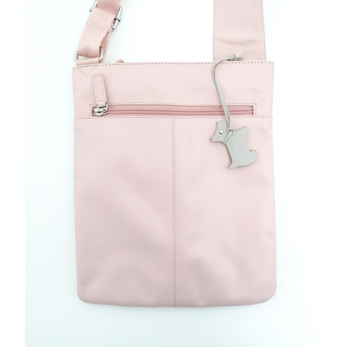 1324 - Vintage fashion / clothing: Two Radley handbags comprising a pale pink crossbody bag, approx 8 1/2