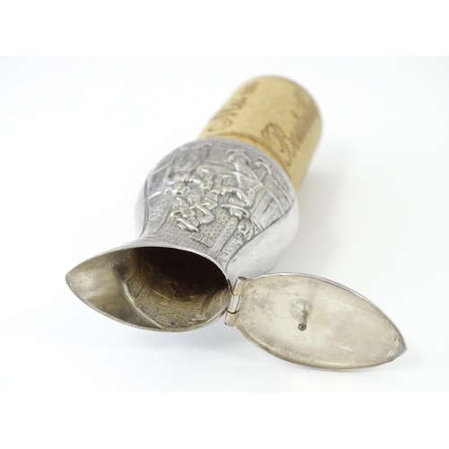 415 - A quantity of assorted silver items to include a napkin ring hallmarked Birmingham 1943, maker J B C... 