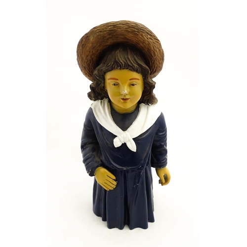 1239 - A 20thC composite model of a young girl, possibly an advertising / shop display. Approx. 27