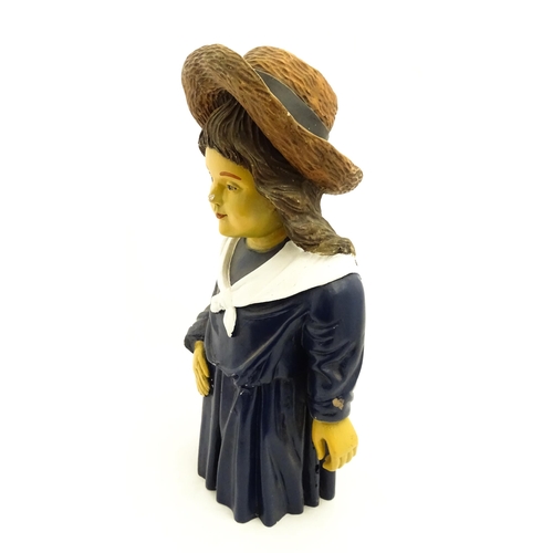 1239 - A 20thC composite model of a young girl, possibly an advertising / shop display. Approx. 27