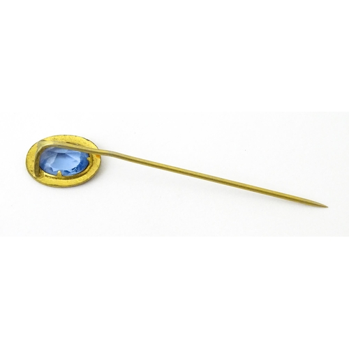 731 - A 10k bar brooch together with various gilt metal and yellow metal brooches and rings