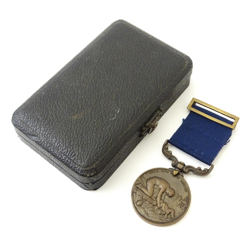 788 - A ' Port Sunlight Order of Conspicuous Merit ' 15ct gold medal , hallmarked Birmingham 1912 maker El... 